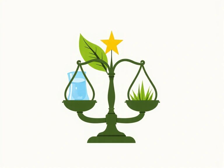 Representación de los valores de VigorAxa Wellness: calidad, naturalidad, transparencia y ética, con símbolos abstractos